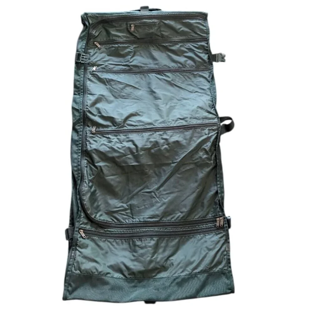 Vintage Green Tumi Hanging Garment Carrier